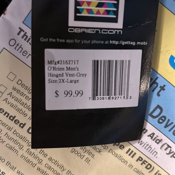 NWT obrien life jacket - Picture 4 of 4